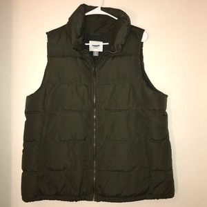 olive green vest